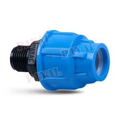 MDPE Compression Fitting Male Threaded Adapter