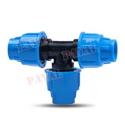 MDPE Compression Fitting Tee