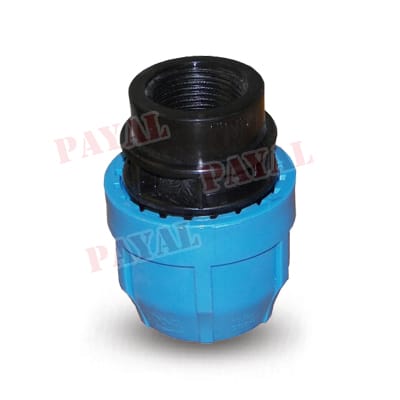 PP Compression Fitting Female Threaded Adapter